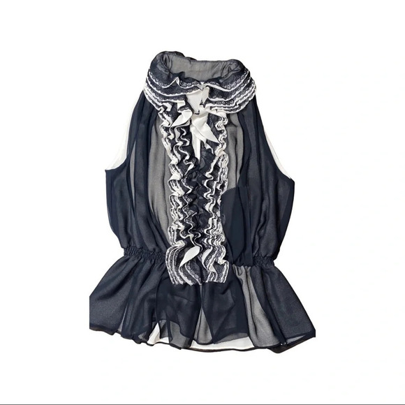 Robert Rodriguez Neiman Marcus for Target Ruffle Lace Front Detail Size Small - Picture 10 of 10